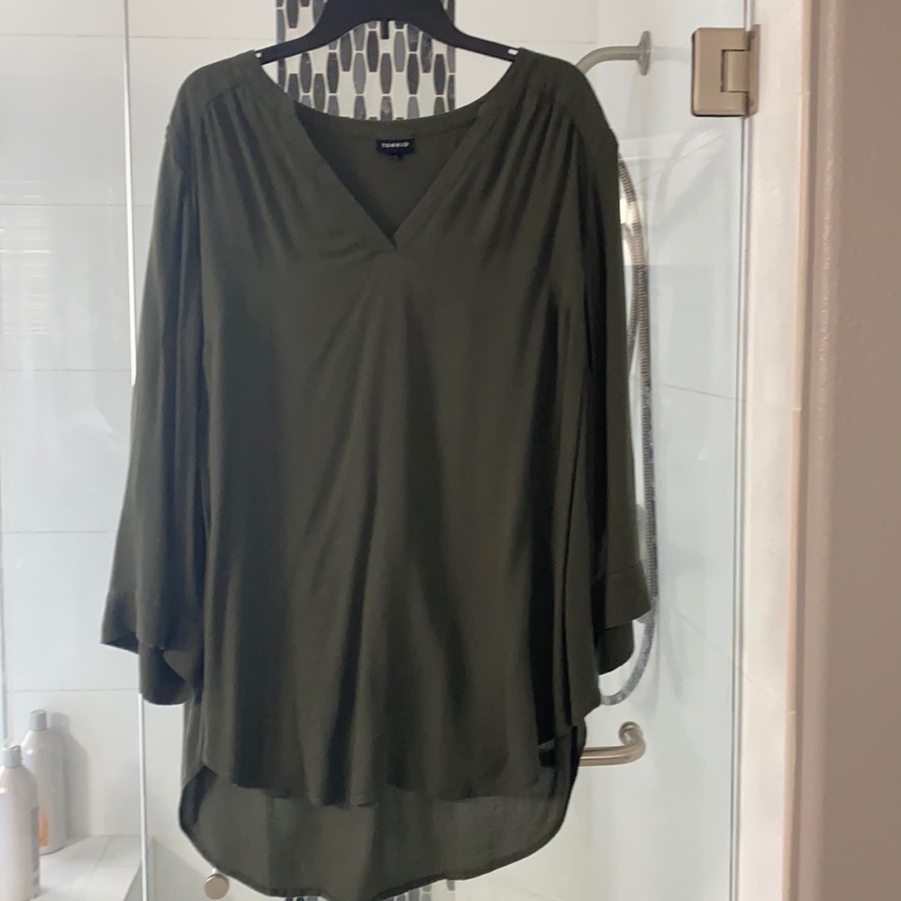 Olive Green Torrid Blouse